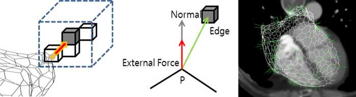 Figure 3. Deformation by the external force